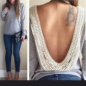 Backless top